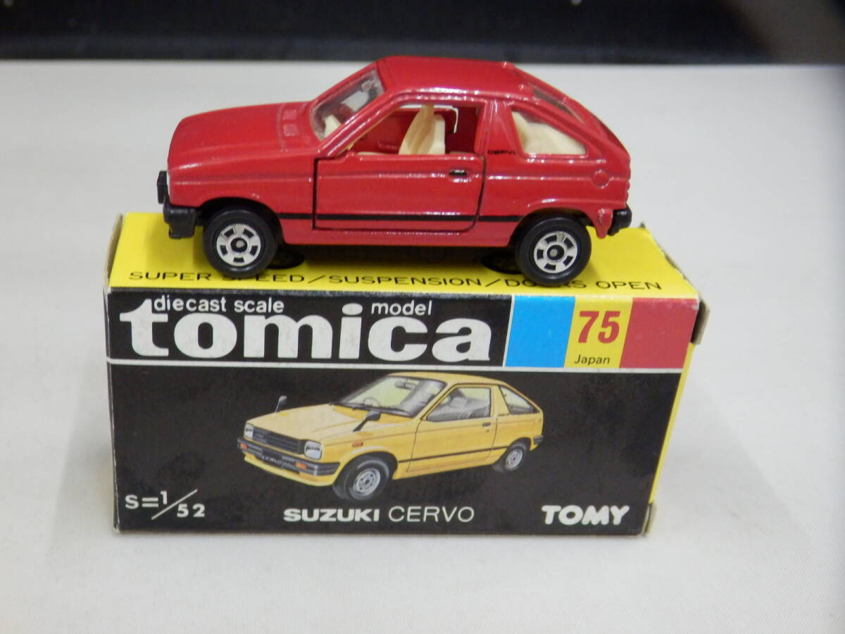 75-5-1 トミカ スズキ セルボ 黒箱 日本製 SUZUKI CERVO TOMICA拍卖