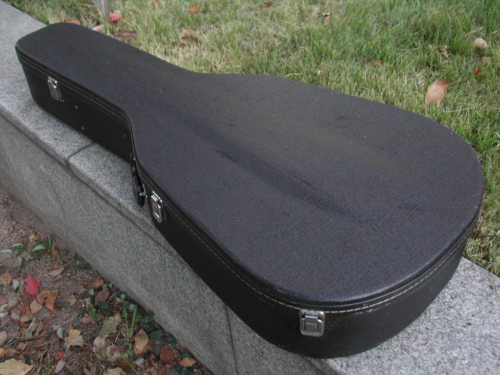 ☆∮◆薄めのアコースティックギター用のハードケース ジャンク扱いです◆∮☆拍卖