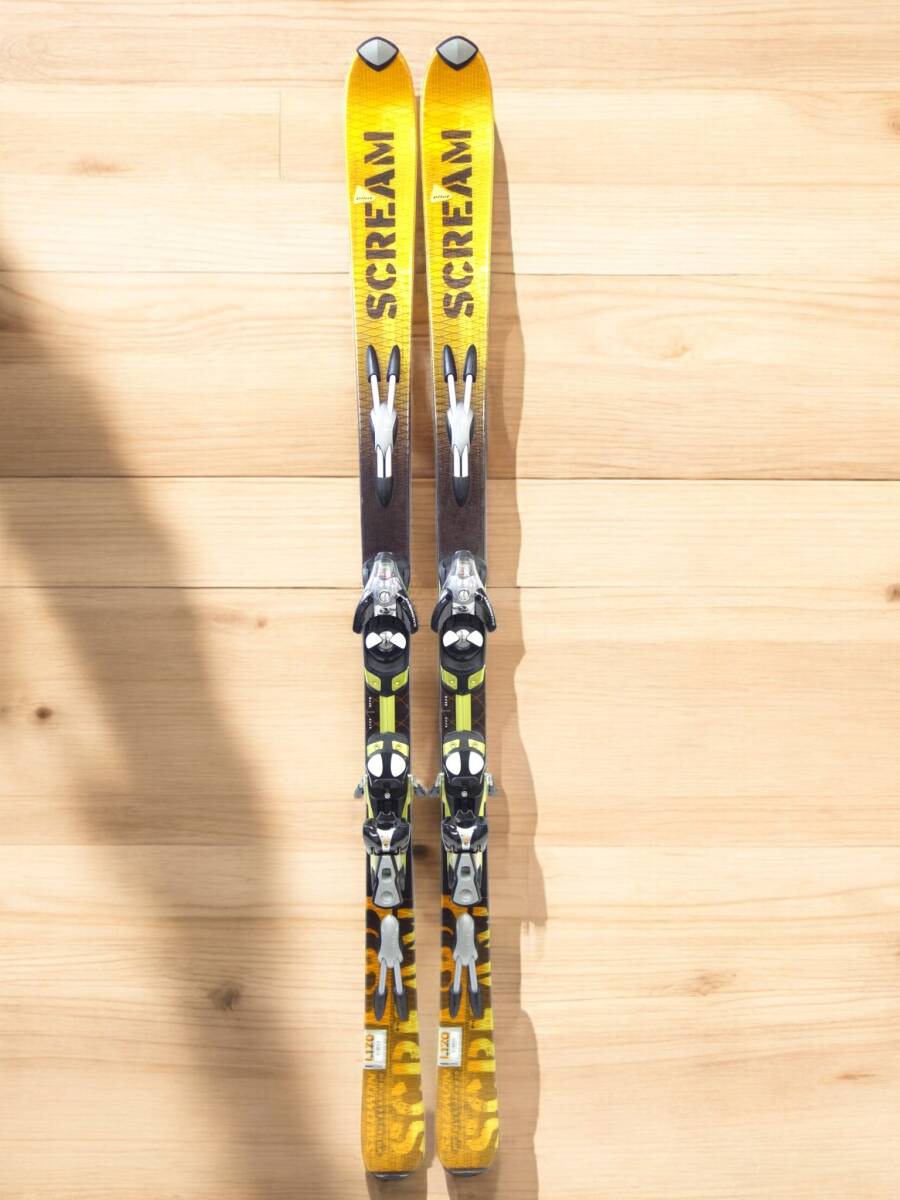 サロモンセット/スクリーム/170cm/金具付きスキー/salomon/scream拍卖