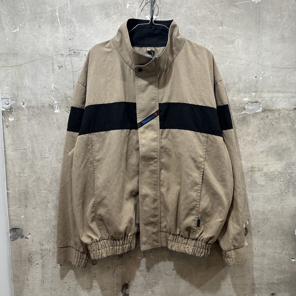 US古着WORKRITE ワークライト ワークジャケット ベージュ タロンジップ拍卖