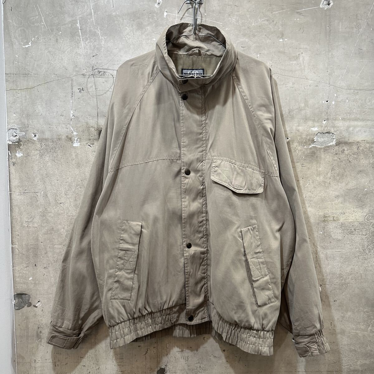 US古着GICOS GOLF GEAR ジップアップジャケット マイクロファバー拍卖