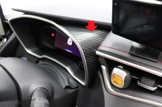 《カローラスポーツ》【30%OFF】カローラスポーツ メーターパネルシート(カーボンシート)拍卖