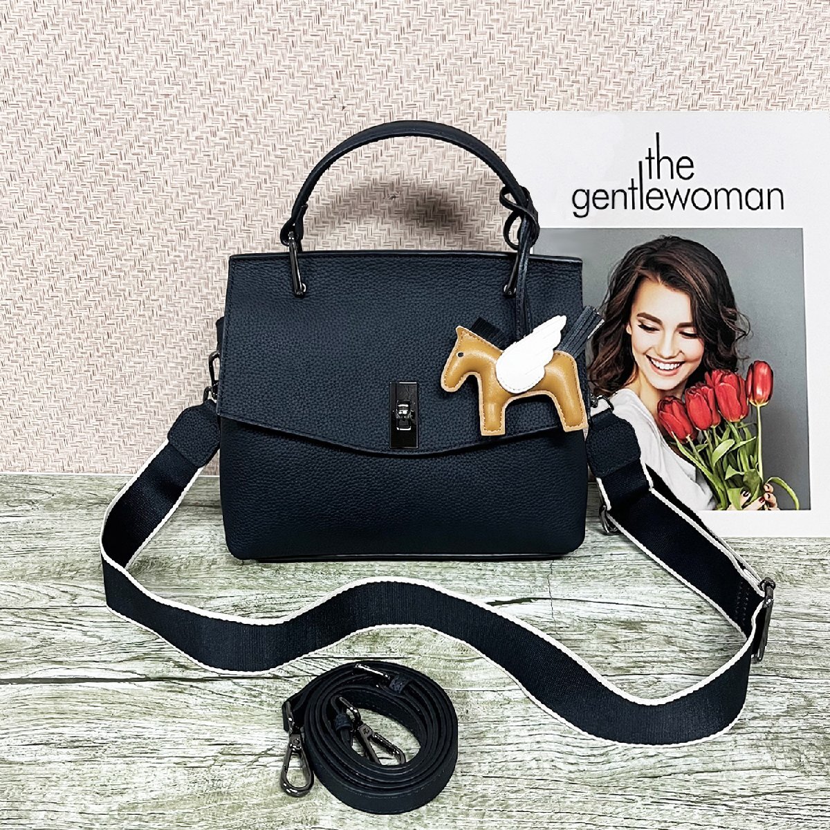 絶賛ヨーロッパ製※定価12万◆ブルガリア発※RISELIN トートバッグ ショルダーバッグ 高級本革 柔らか 3way 肩掛け 底鋲付き レディース拍卖