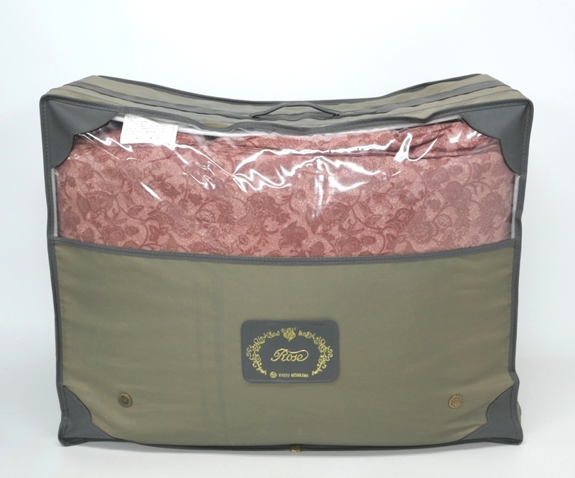 S730Sちょる【寝具用品】京都西川 羽毛掛けふとん ローズ シングルサイズ150×210cm ダウン95%フェザー5% 高級 ホワイトグース 贈答品店 拍卖