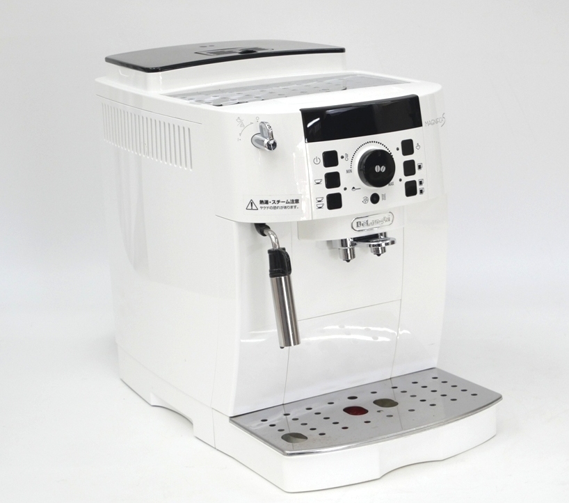 S732Sちょる【カフェ用品】デロンギ マグフィニカS 全自動コーヒーマシン ECAM22112W Delonghi 1.8L エスプレッソ 豆から挽く 動作確認済 拍卖