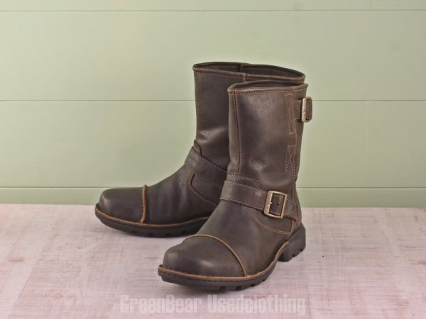 E088 UGG australia メンズブーツ 茶 26cmくらい拍卖