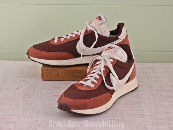 E117 メンズ NIKE ワッフルトレーナー スニーカー エンジ US8.5 26.5cm 拍卖