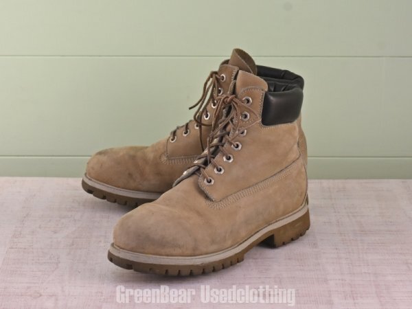 E001 Timberland メンズブーツ グレー系 8.5W 26.5cm拍卖