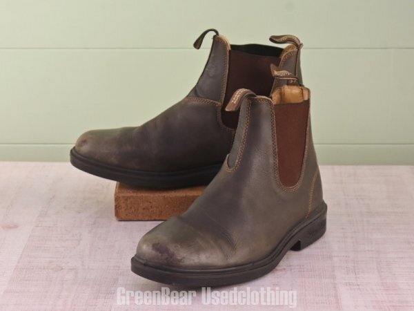 E033 Blund Stone サイドゴアブーツ 茶 メンズ 10 28cm拍卖