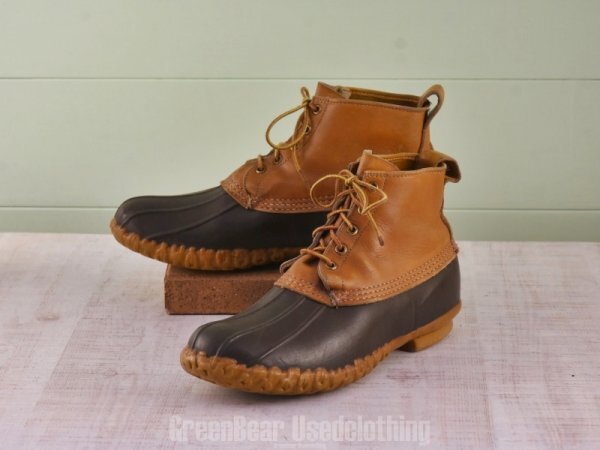 E155 USA製 L.L.Bean ビンテージ ビーンブーツ 茶 メンズ 10CM 28cm拍卖