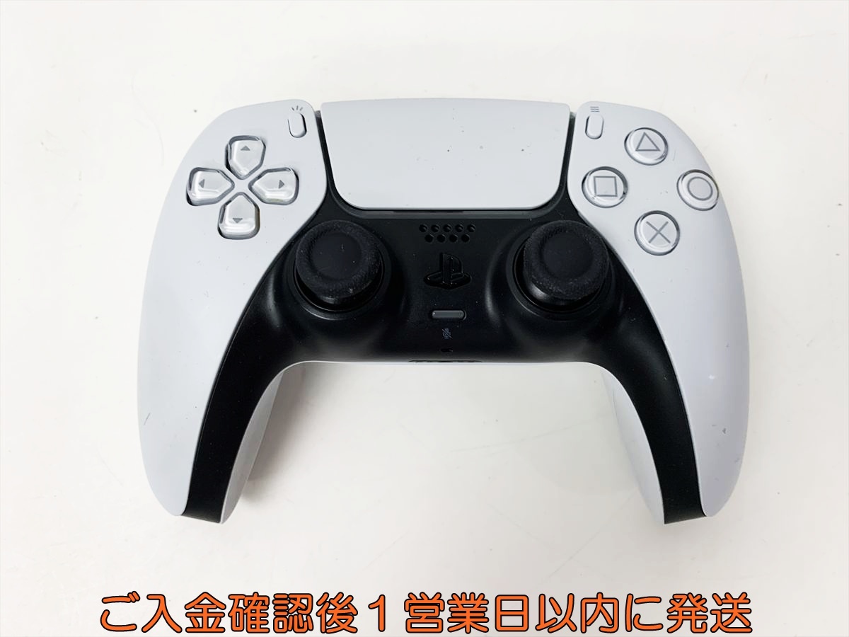【1円】PS5 純正 ワイヤレスコントローラー DualSense ホワイト SONY Playstation5 未検品ジャンク プレステ5 B01-530rm/F3拍卖