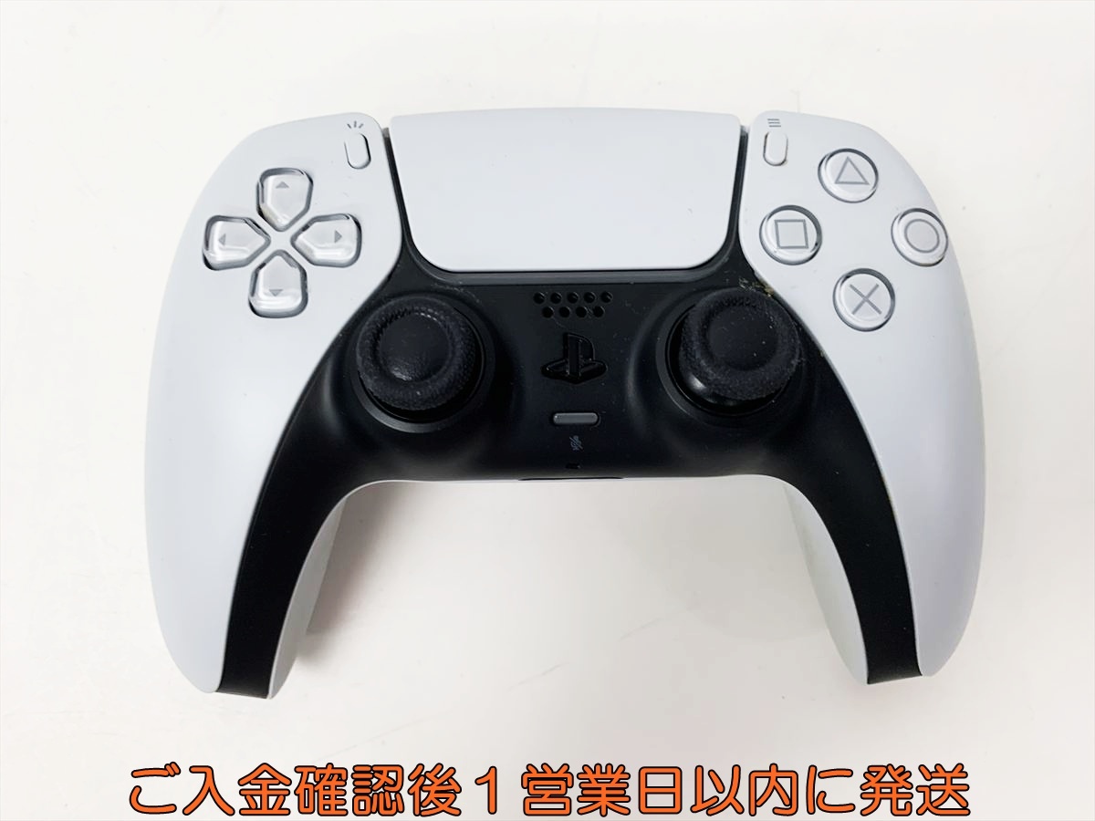 【1円】PS5 純正 ワイヤレスコントローラー DualSense ホワイト SONY Playstation5 未検品ジャンク プレステ5 B01-534rm/F3拍卖