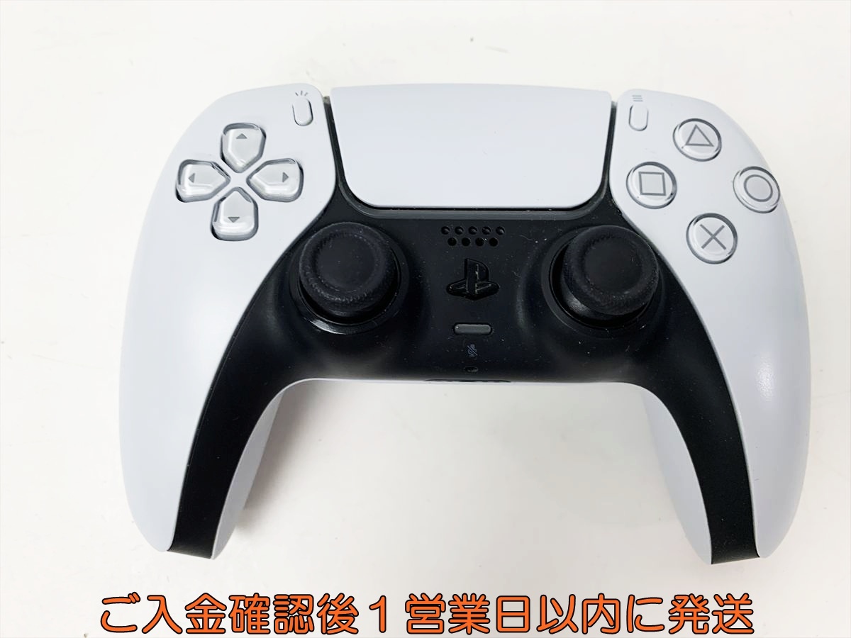 【1円】PS5 純正 ワイヤレスコントローラー DualSense ホワイト SONY Playstation5 未検品ジャンク プレステ5 B02-766rm/F3拍卖