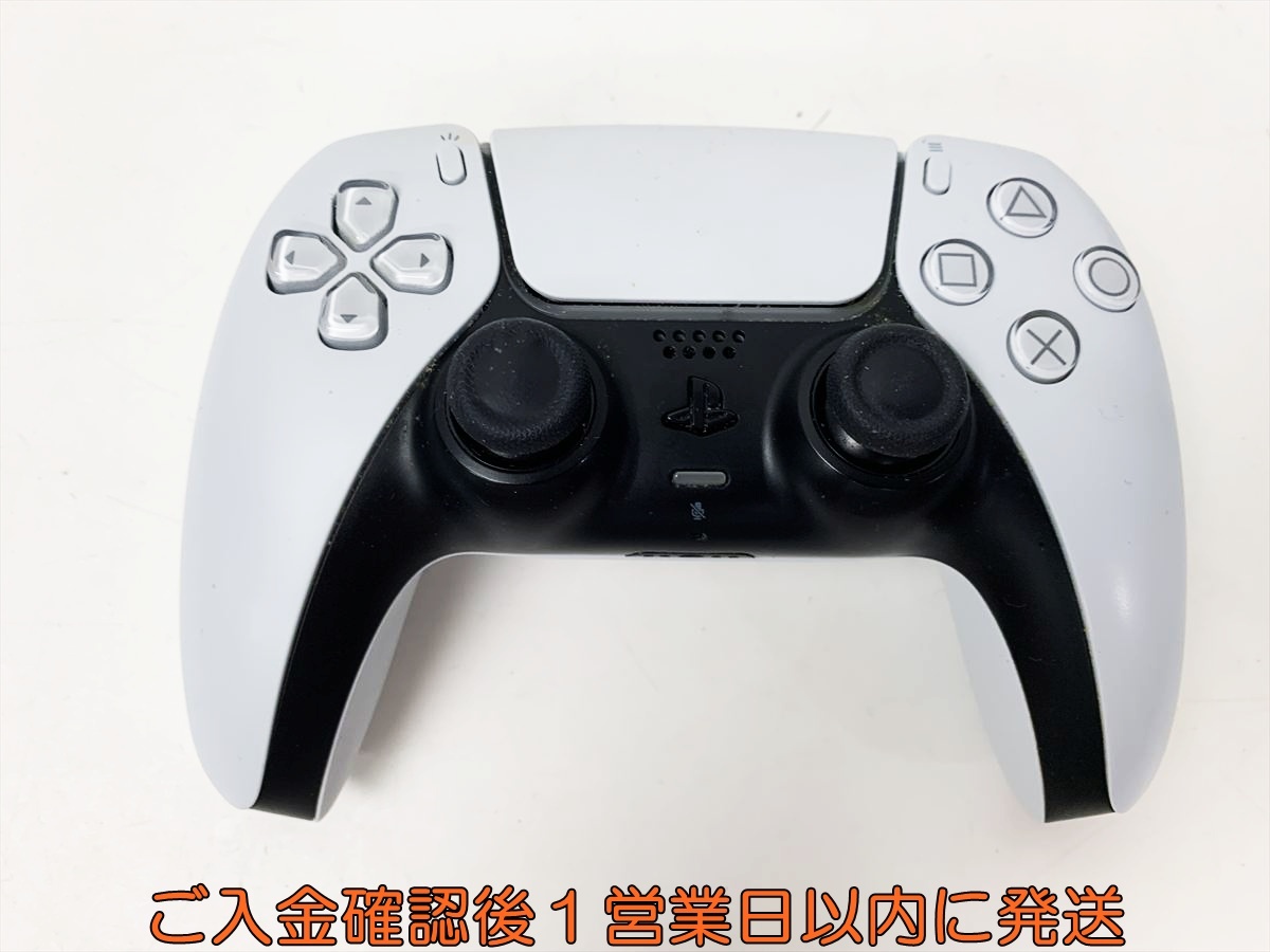 【1円】PS5 純正 ワイヤレスコントローラー DualSense ホワイト SONY Playstation5 未検品ジャンク プレステ5 B02-767rm/F3拍卖