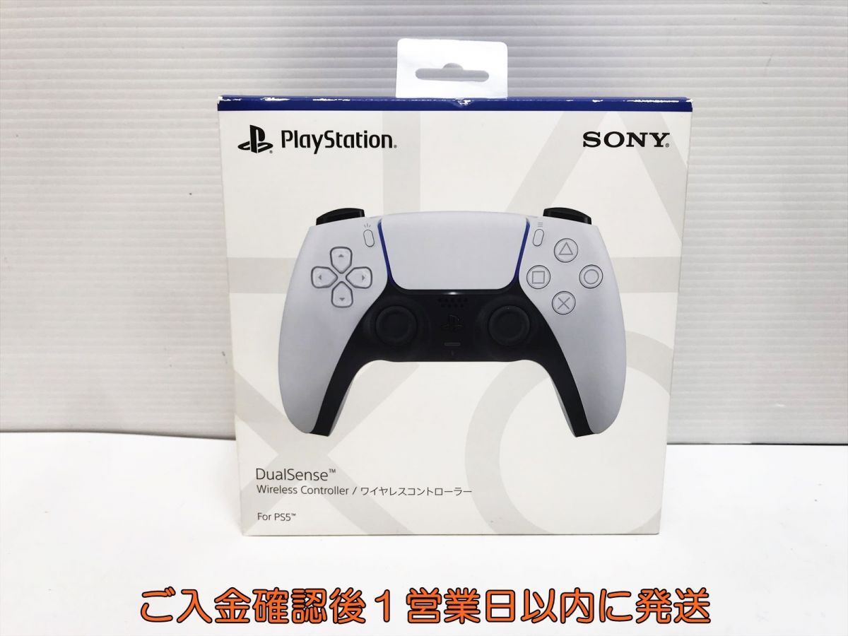 未開封 PS5 純正 ワイヤレスコントローラー DualSense ホワイト SONY Playstation5 プレステ5 M01-243yk/F3拍卖