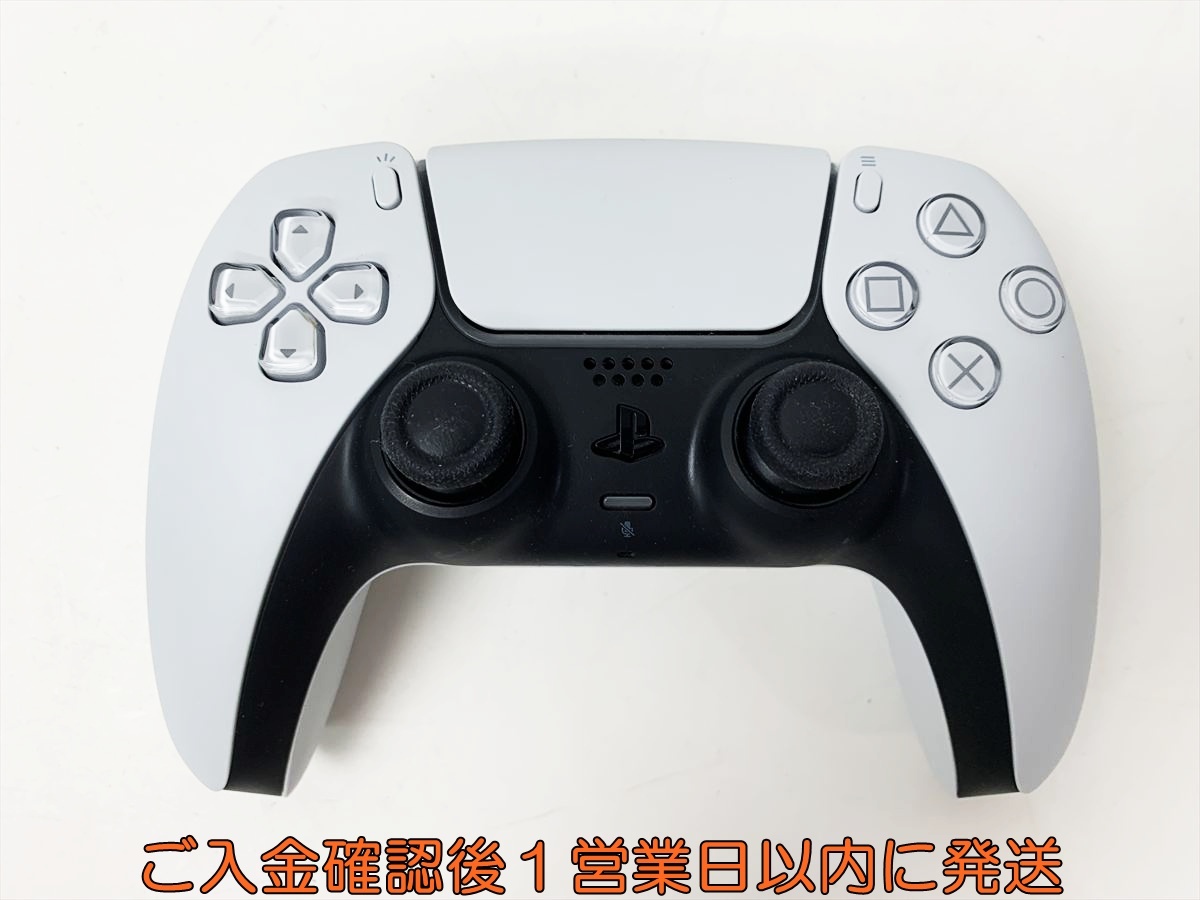 【1円】PS5 純正 ワイヤレスコントローラー DualSense ホワイト SONY Playstation5 動作確認済 プレステ5 B02-763rm/F3拍卖