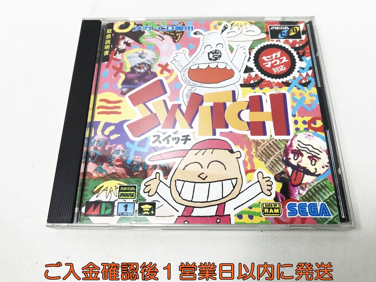 【1円】MEGA-CD スイッチ SWITCH ゲームソフト メガCD MD メガドライブ 取説/帯付き 1A0008-055ek/G1拍卖