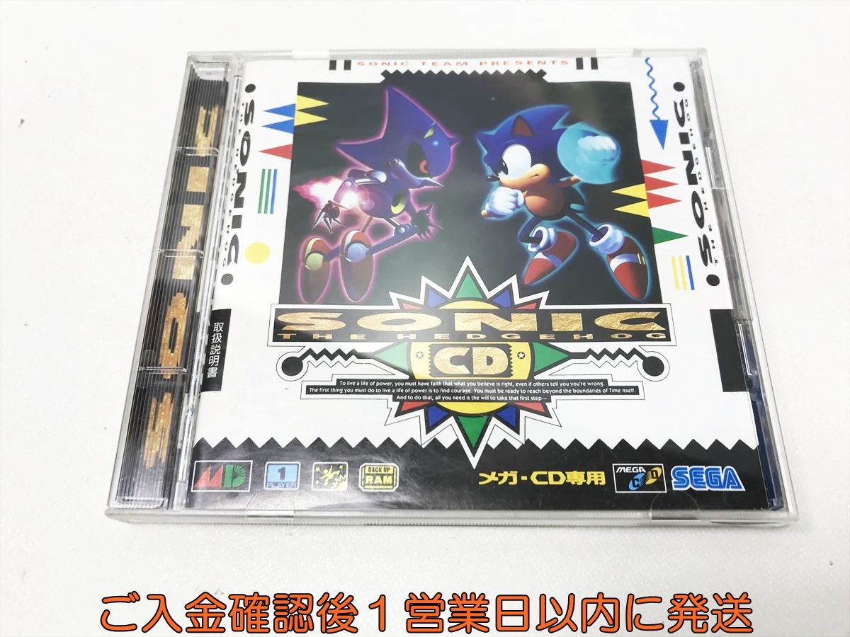 MEGA-CD SEGA ソニック ザ ヘッジホッグ SONIC ゲームソフト メガCD MD メガドライブ 取説/帯付き 1A0008-057ek/G1拍卖