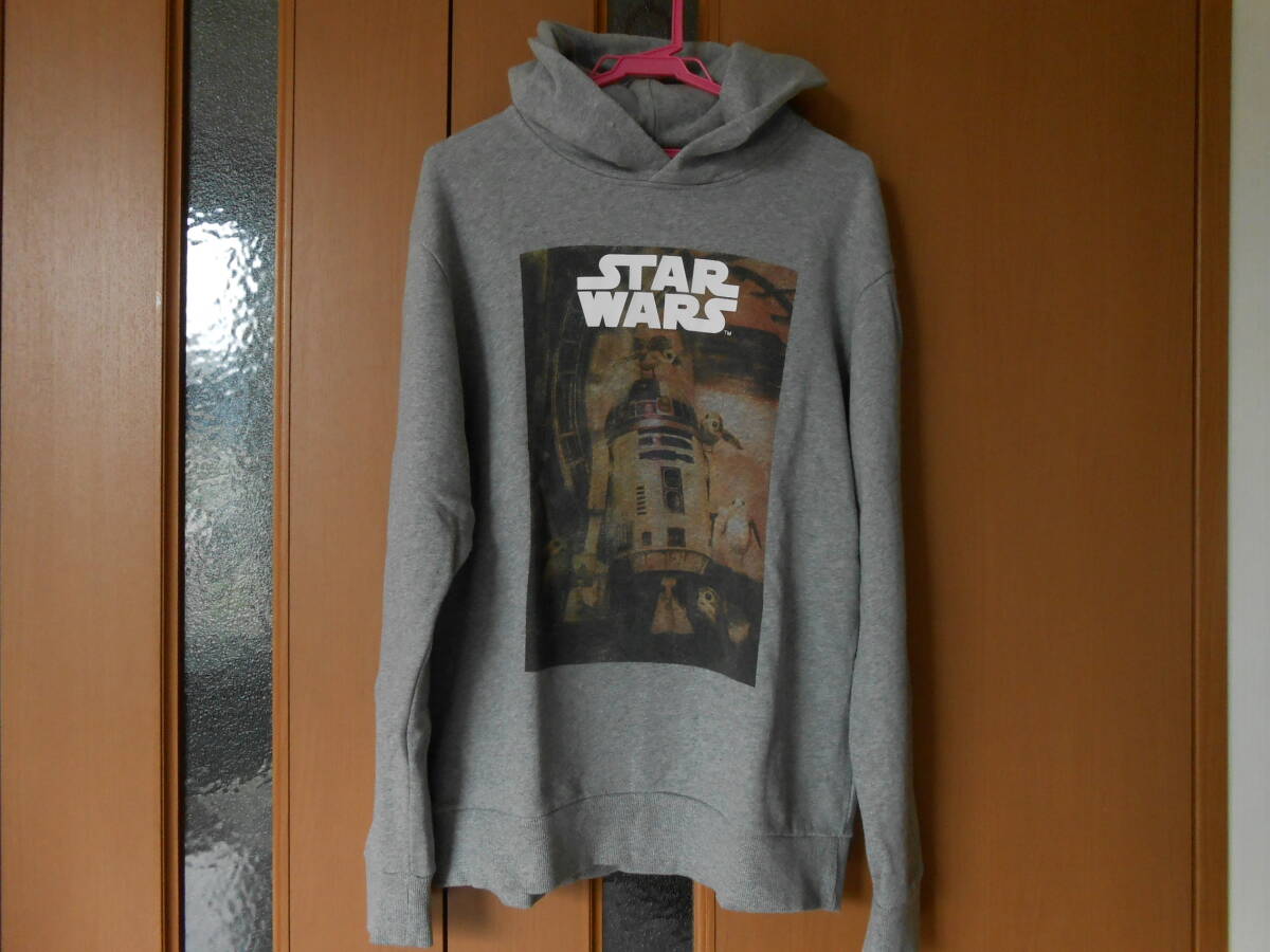 STAR WARS スターウォーズ グローバルワーク メンズパーカー グレー  サイズM拍卖