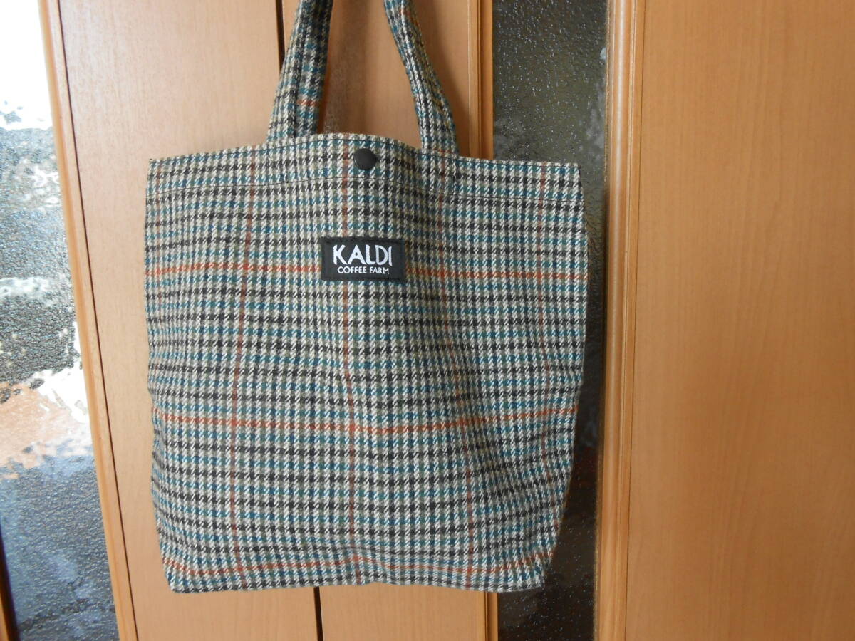 KALDI カルディ チェックトートバッグ拍卖