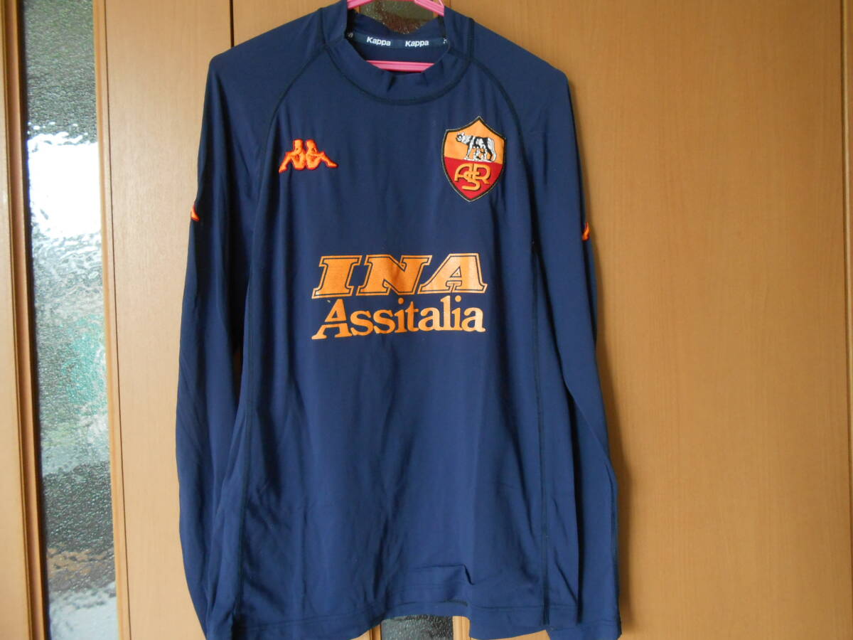 Kappa カッパ AS Roma INA Assitalia ローマ セリエA 長袖シャツ ユニフォーム #8 NAKATA拍卖