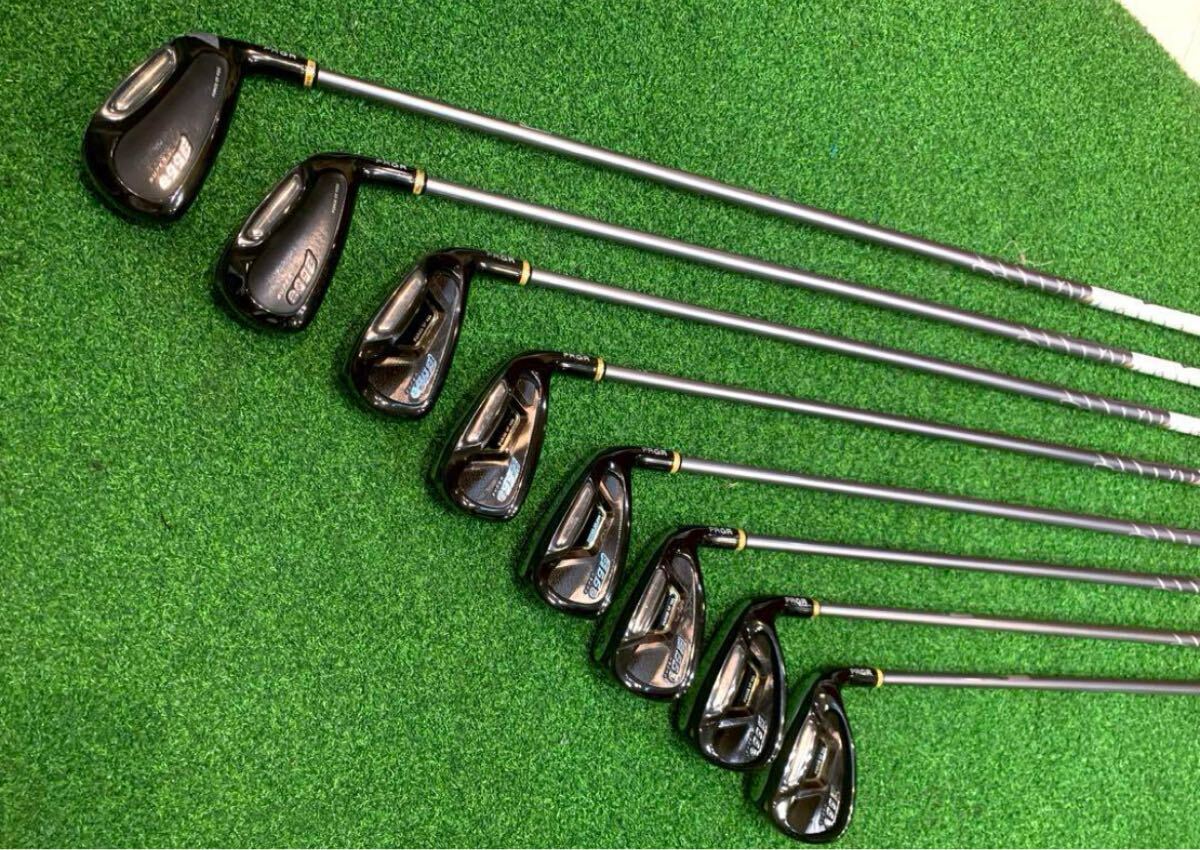 送料無料 希少 美品 プロギア PRGR ニュー スーパーエッグ アイアンセット 金 egg拍卖