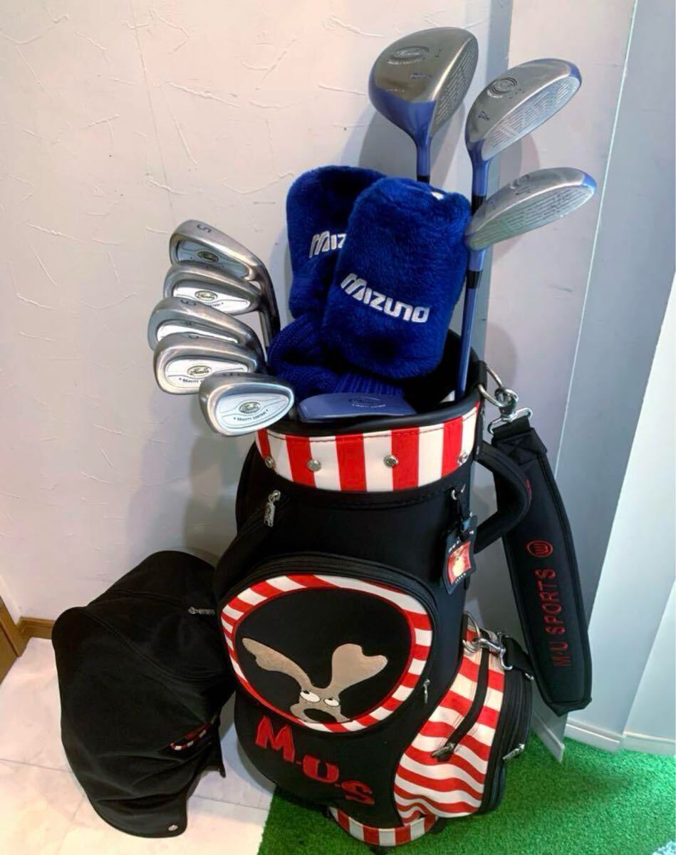 送料無料 豪華 レディースゴルフクラブ 本格セット ウィルソン キャディバッグ/ミエコウエサコ拍卖