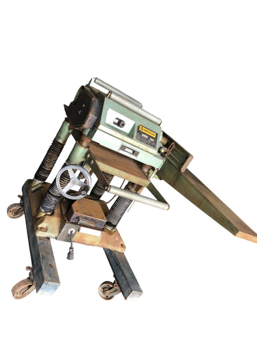動作品 P100FD1 日立工機 自動かんな盤 カンナ盤 HITACHI 電動工具 電気工具 木工 大入レルーター 木材加工 拍卖