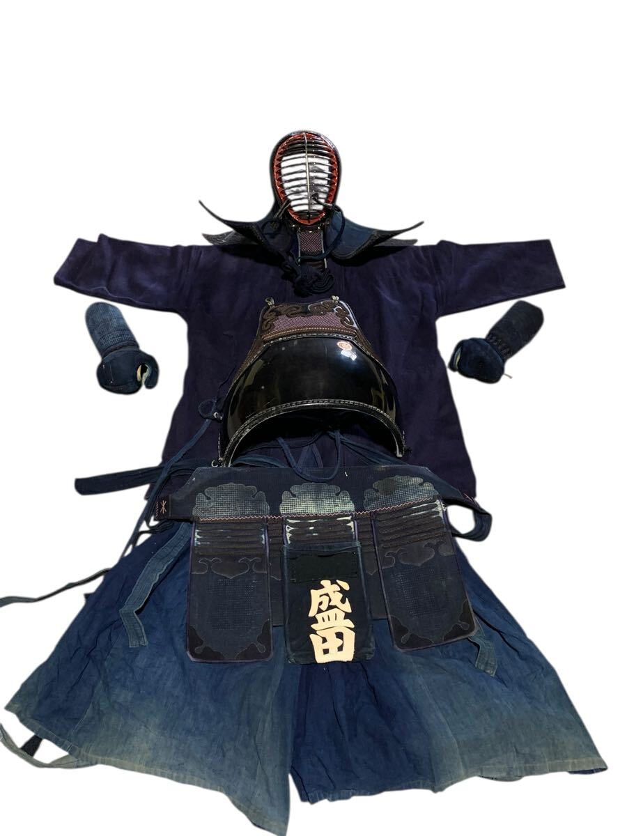 1円〜 剣道 胴 面 小手 垂 防具 セット 垂れ 甲手 剣道用品 スポーツ用品 部活拍卖