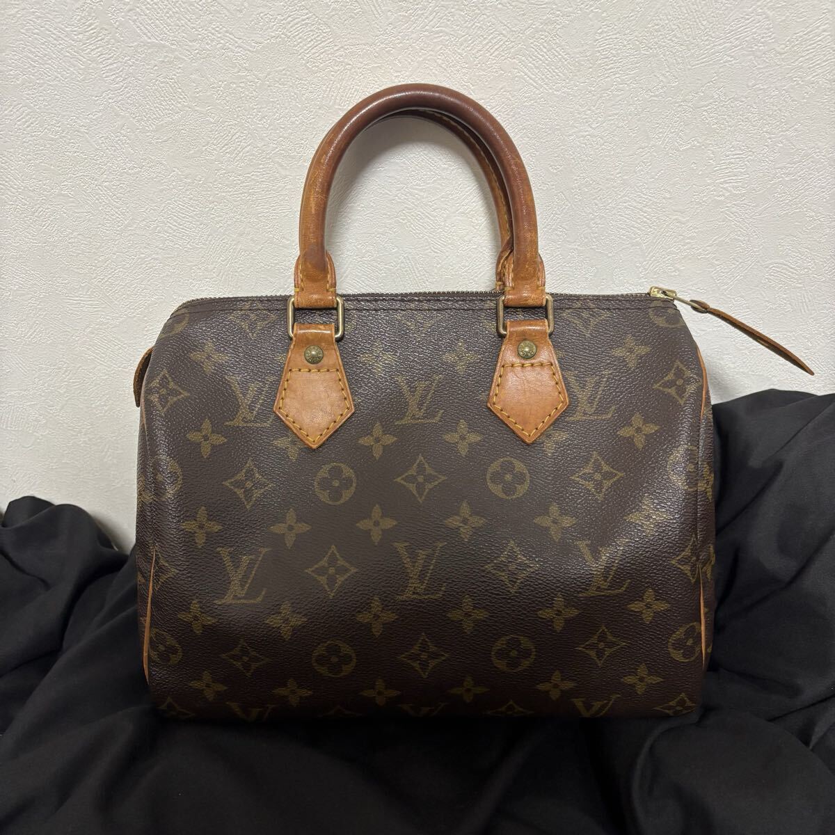 ◎美品◎ LOUIS VUITTON スピーディー25 ルイヴィトン モノグラム ハンドバッグ M41528 ミニボストンバッグ ブラウン ルイ ヴィトン拍卖