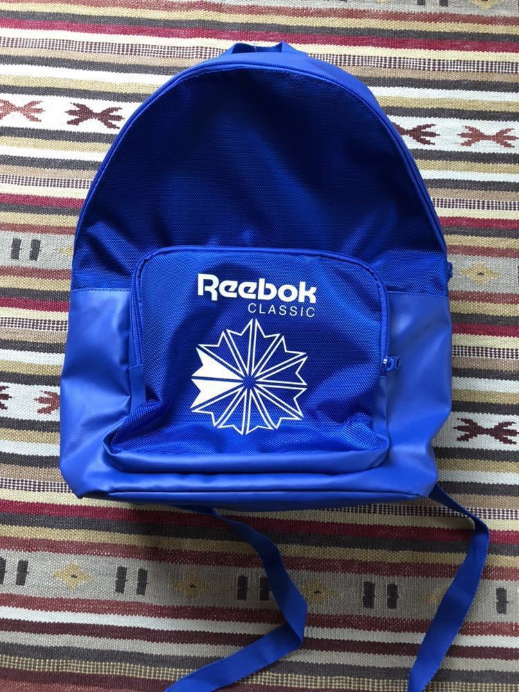 送料無料 新品 リーボック Reebok バックパック 男女兼用 クラシック 軽量 通学 スポーツ 青 ポリエステル リュックサック バッグ リュック拍卖