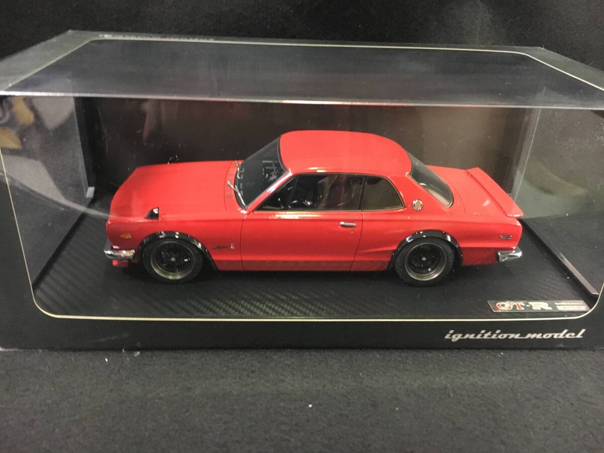 ●ig0772●イグニッションモデル●1/18 Nissan Skyline 2000 GT-R KPGC10(レッド) ニッサン スカイライン拍卖