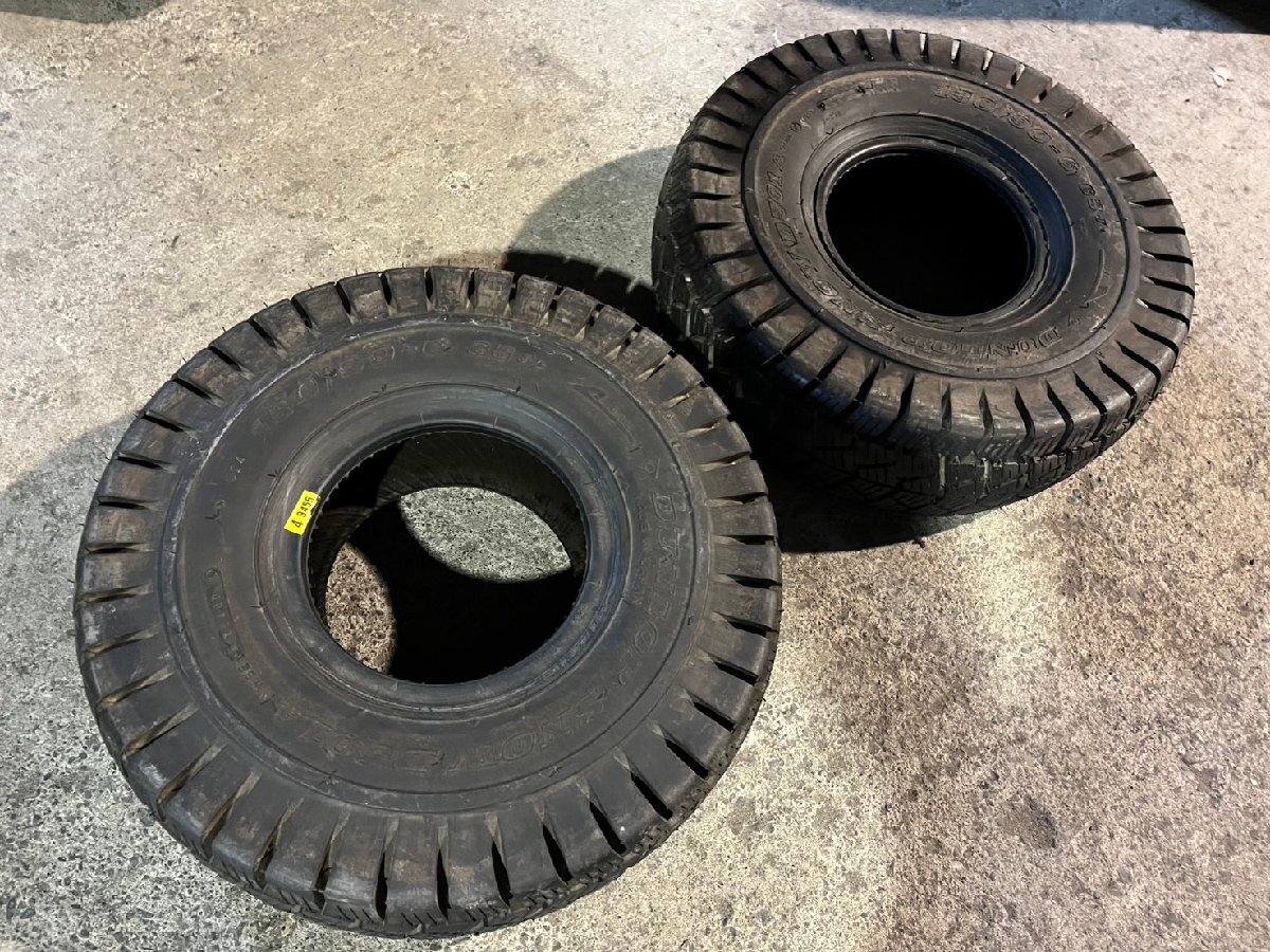 ■ DUNLOP ダンロップ SNOW D501A 130/90-6 63J 2000年製 バイク用タイヤ スクーター ミニバイク 2本セット 札幌 T-2710 ★拍卖