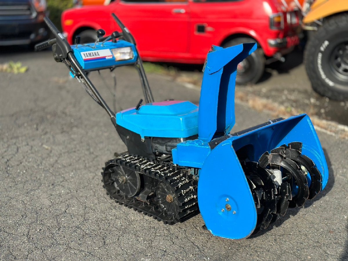 ●エンジン実働! 動作OK! 除雪機 YAMAHA ヤマハ Ricky リッキー SA560E 5馬力 セル付 電動シューター HST J-110 札幌発拍卖