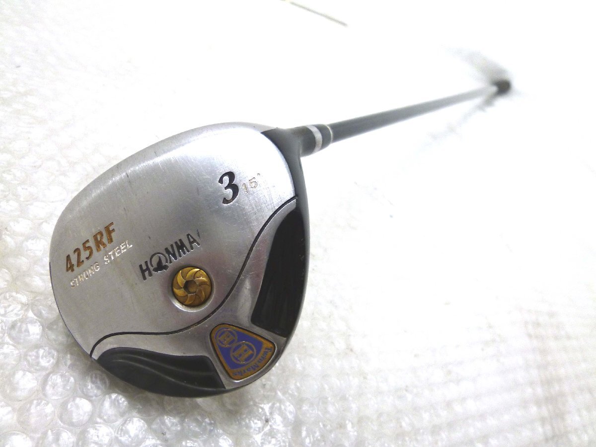 ■◆ HONMA TwinMarks 425RF 3 15°ホンマ ツインマークス フェアウェイウッド ARMRQ856 FLEX-S ゴルフクラブ拍卖