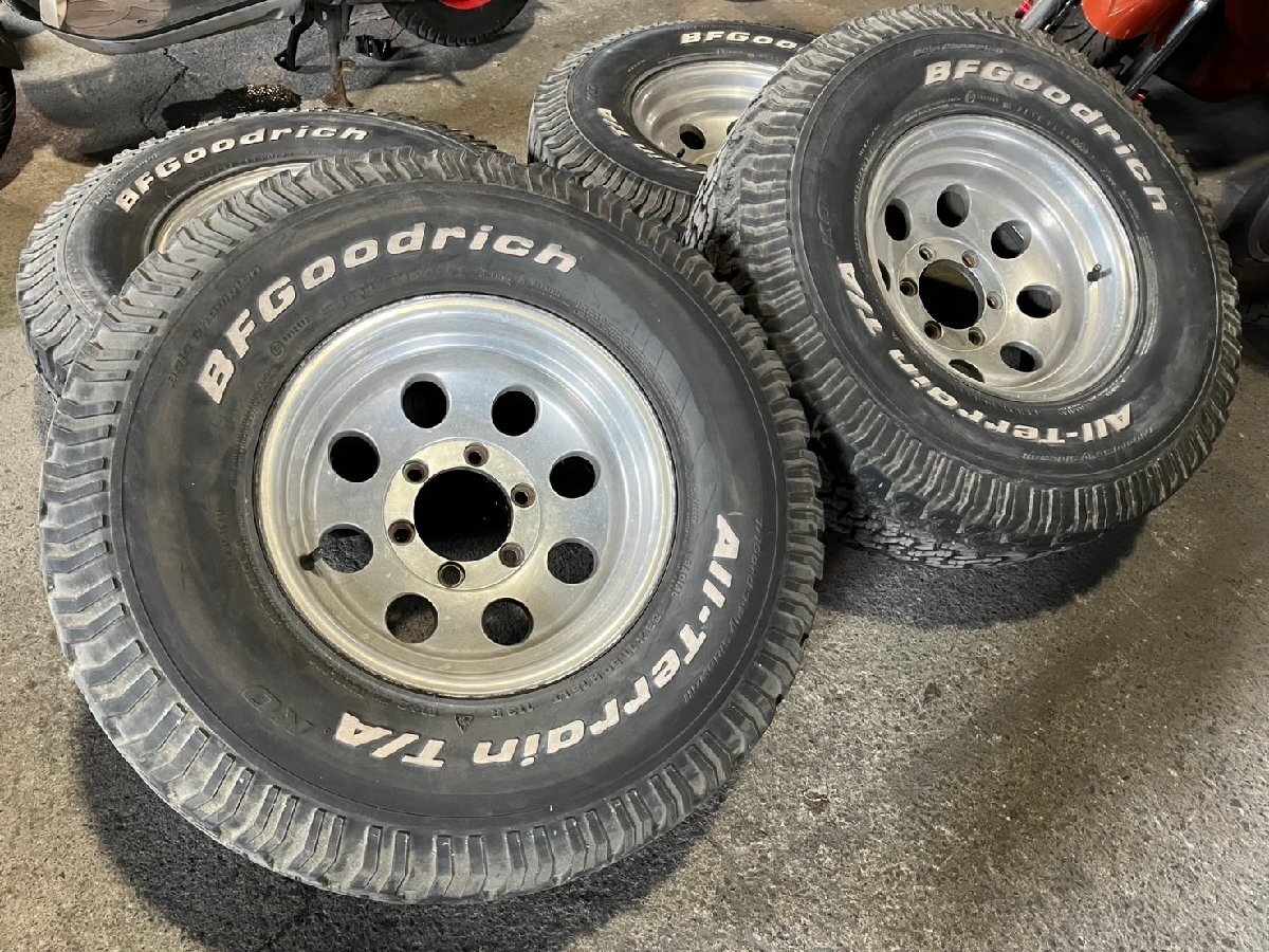 □ミッキートンプソン 15インチ 15×8J 6H PCD139.7 ET-28 グッドリッチ オールテレーン 32×11.50R15LT 113R 札幌 丘 T-2618 ★拍卖