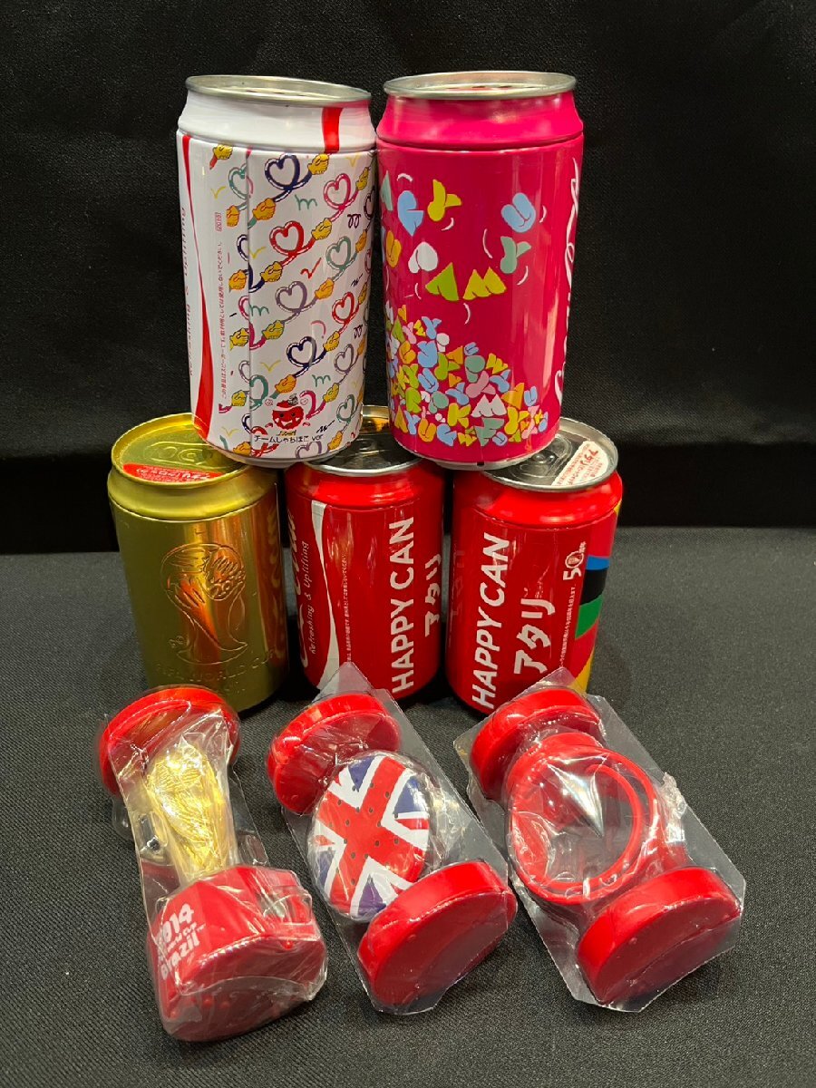 ★レア! 未使用品! Coca-Cola コカ・コーラ HAPYCAN ハッピー缶 スピーカー×3 ビートウォッチ クロック 合計5点セット拍卖