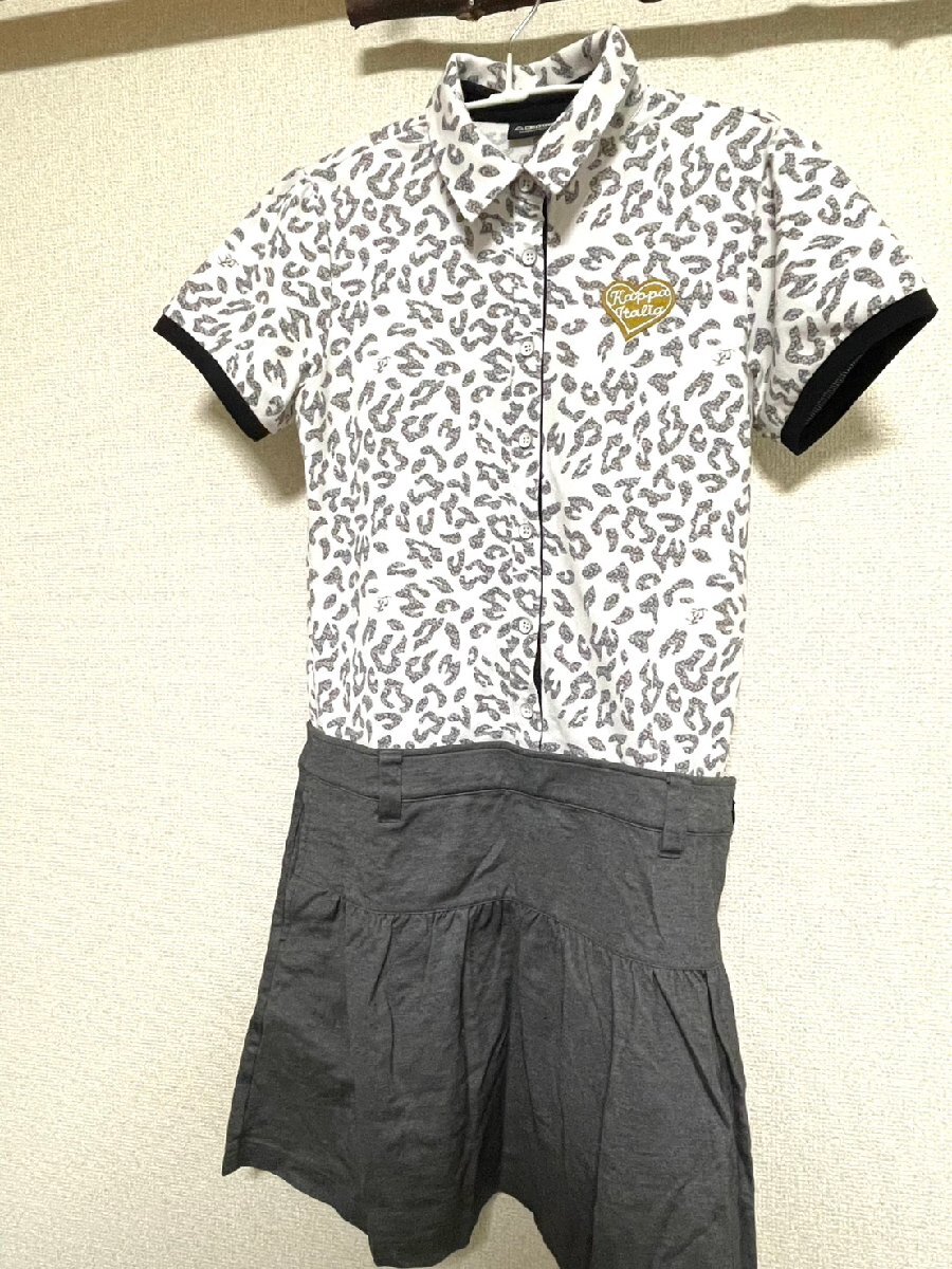 ■ 美品 kappa COLLEZIONE ITALIA ワンピース レディース用ゴルフウェア KG4220P62 Mサイズ ★拍卖