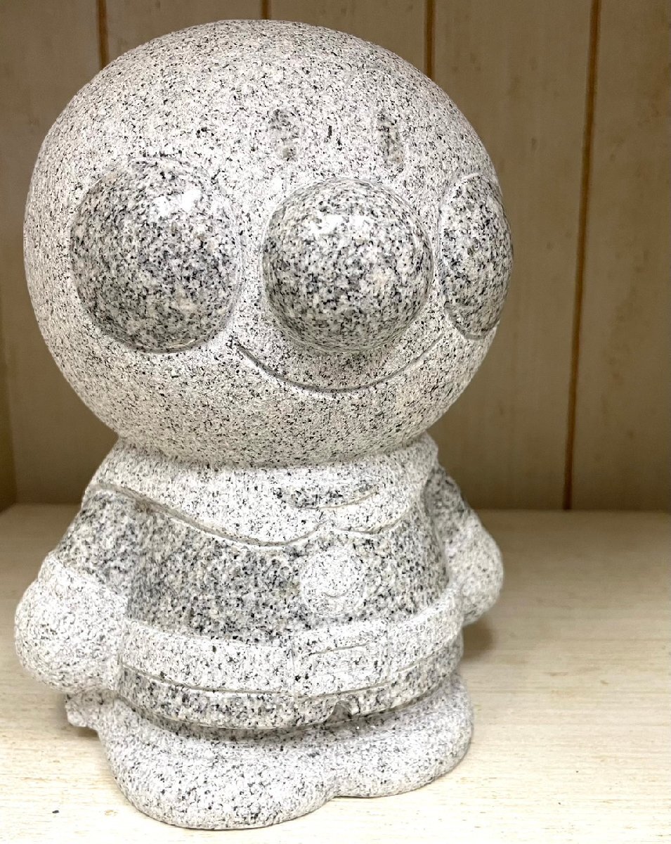 ■ 展示 TAKAO 御影石 スタチュー アンパンマン 石像 庭園 置物 飾り 立姿 立像 それいけ!アンパンマン タカオ 18cm ★拍卖