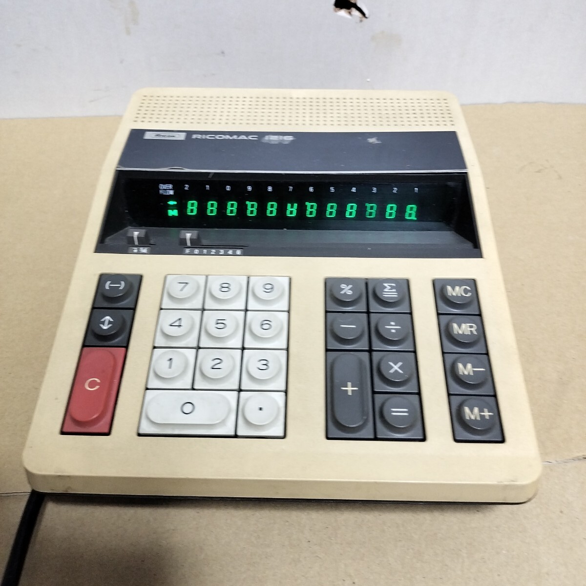 RICOH リコー 当時物 電卓 昭和レトロ RICOMAC 1216拍卖