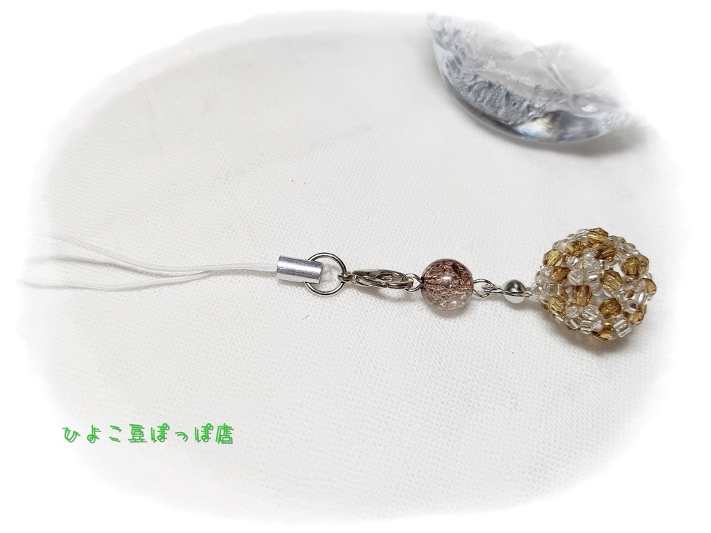 253:胡桃灯ボールが揺れるストラップ ピアス・ストラップチャーム変更可拍卖