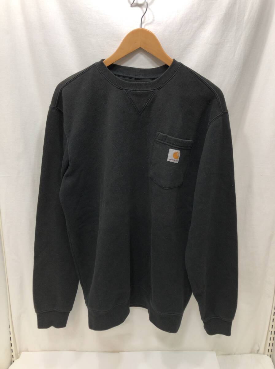 Carhartt スウェット トレーナー メンズ M ブラック 裏起毛 カーハート E3拍卖