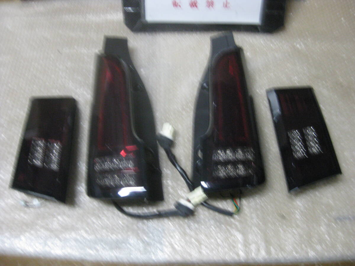 スペーシア カスタム MK32S スモークレッド フルLEDテール ジャンク品拍卖