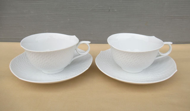 ■マイセン 波の戯れ カップ 2客■午-08拍卖