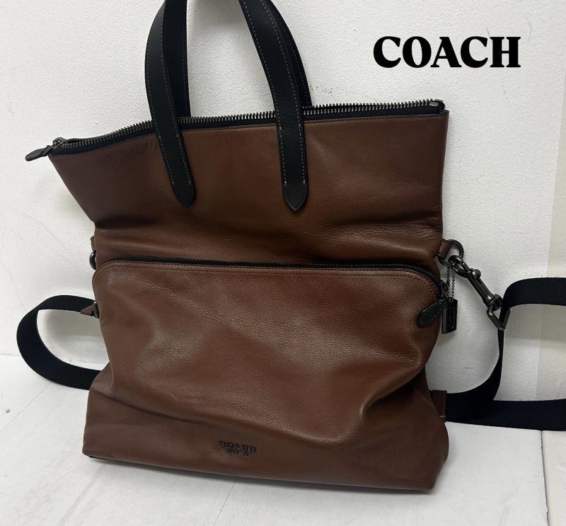 コーチ COACH コーチ レザー トートバッグ メンズ ブラウン 50772 -拍卖