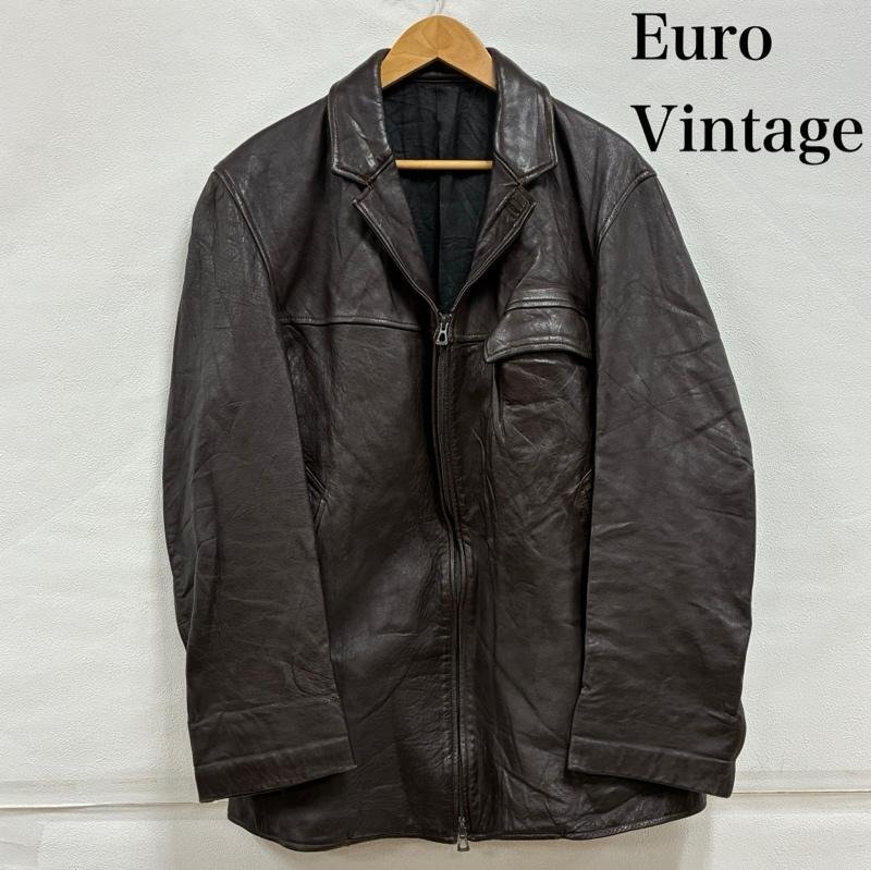 ヴィンテージ BIDERMANN UNIFORMES 60s 70s PRESTIL ジッパー フランス レザー ジャケット カーコート 56×80 -拍卖