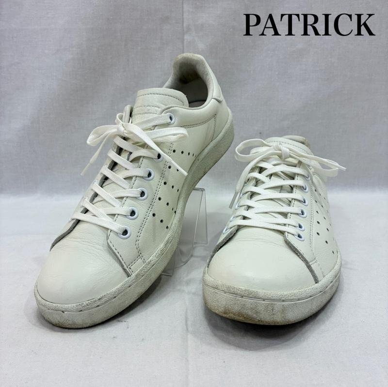 パトリック 14100 PUNCH14 white 35/22.5cm ステアレザー ートソール レザーシューズ 22.5cm拍卖