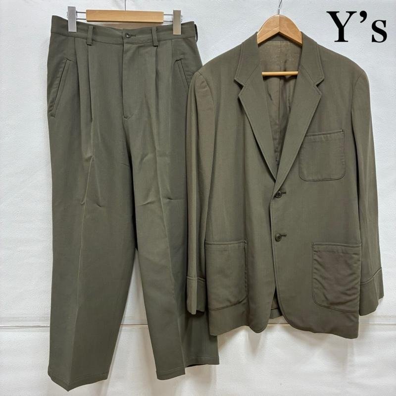 ワイズ 93AW 90's オールド 2B シングル テーラード ジャケット 2タック ワイド スラックス アーカイブ -拍卖