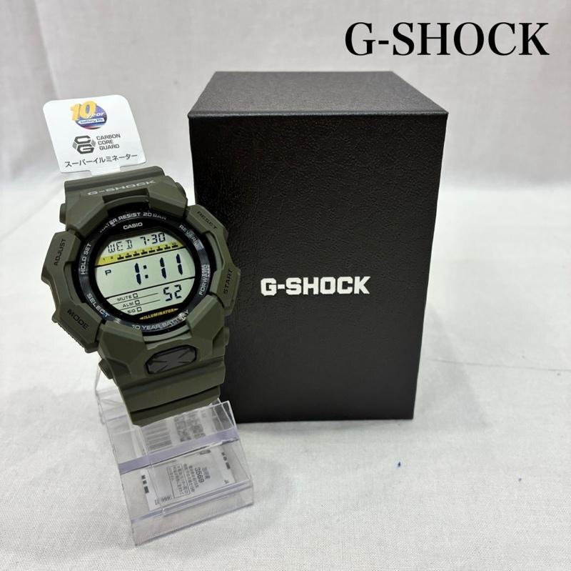 ジーショック デジタル時計 カーキ 20気圧防水 GD-010-3JF 10year Rugged Digi スーパーイルミネーター -拍卖