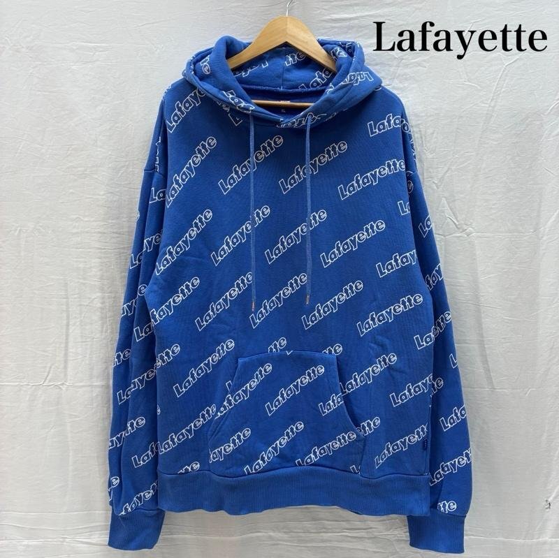 ラファイエット OUTLINE LOGO ALLOVER HOODED SWEATSHIRT スウェット パーカー フーディー LA200501 XL拍卖